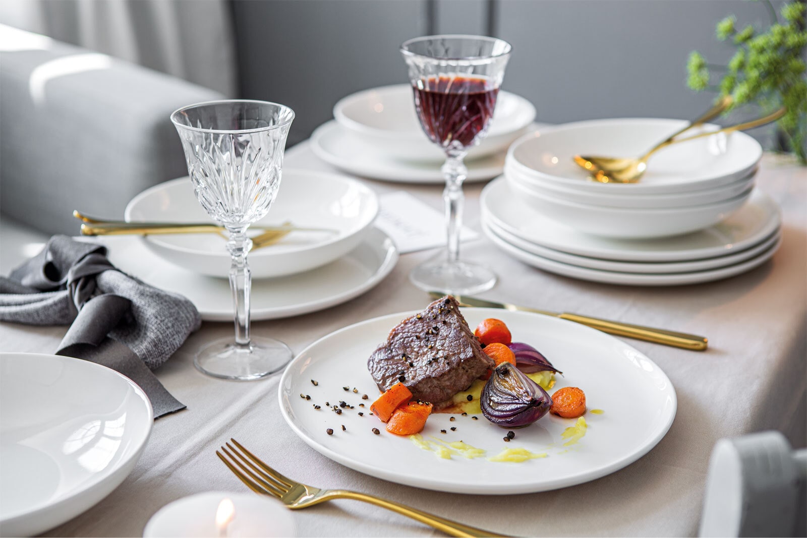 Ritzenhoff & Breker Dessertteller SKAGEN 6er Set weiß