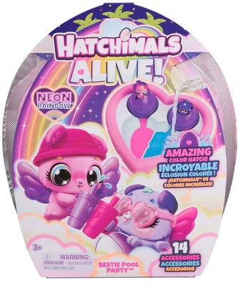 Hatchimals Alive Bestie Pool Party Lekesett
