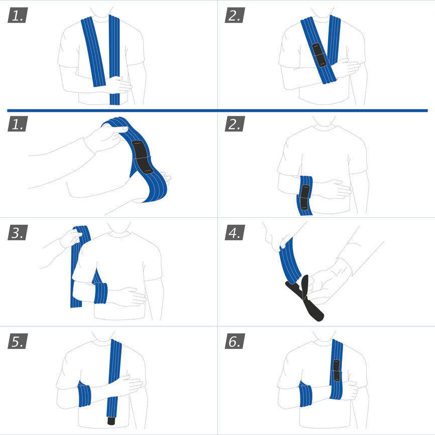 Actimove Sling armslynge 5,5cmx1,9 m 1 stk