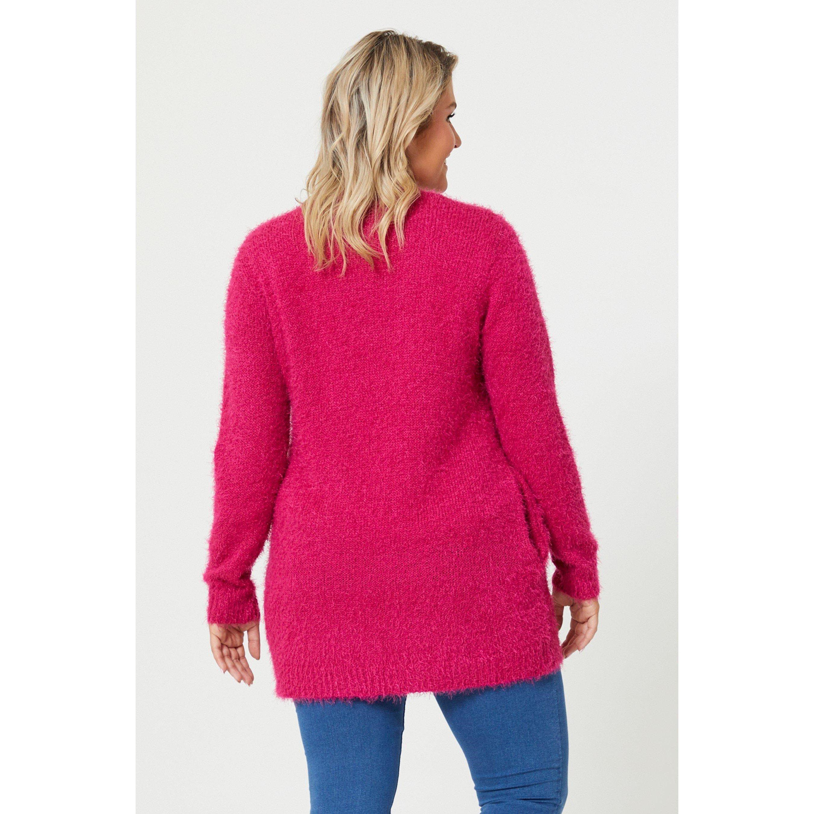 Be You Ladies Fluffy Knit Cardigan