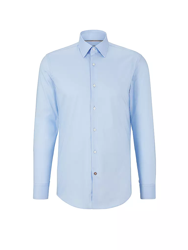 BOSS Hemd Slim Fit H-HANK blau