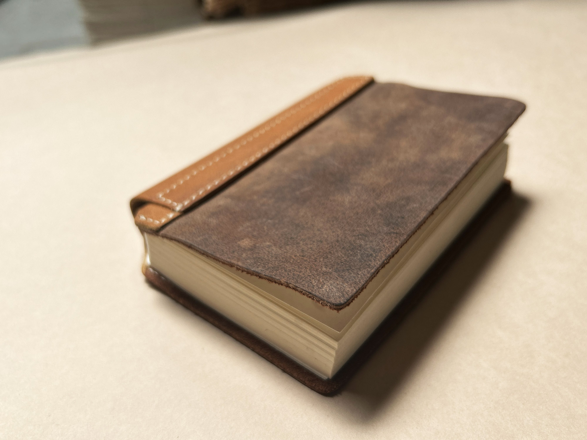 Notizbuch 'Kalina' aus Ziegenleder, H 15 cm, B 12 cm, T 2 cm günstig bestellen