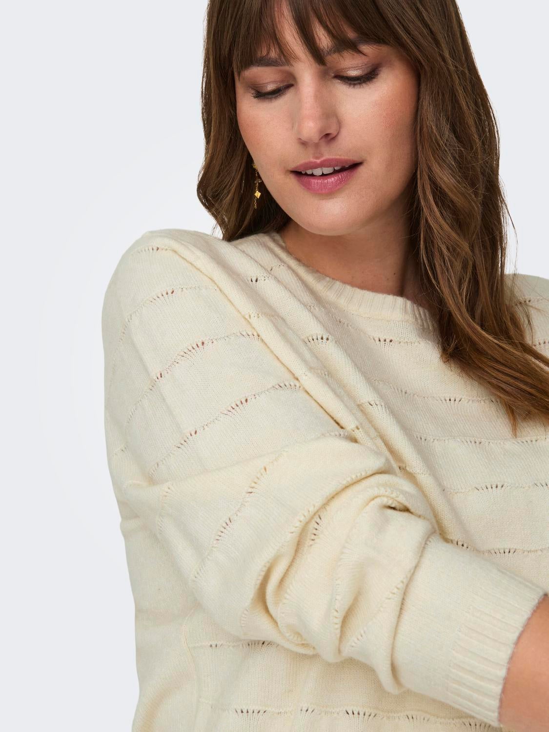 CARKATIA Strickpullover Whitecap Gray