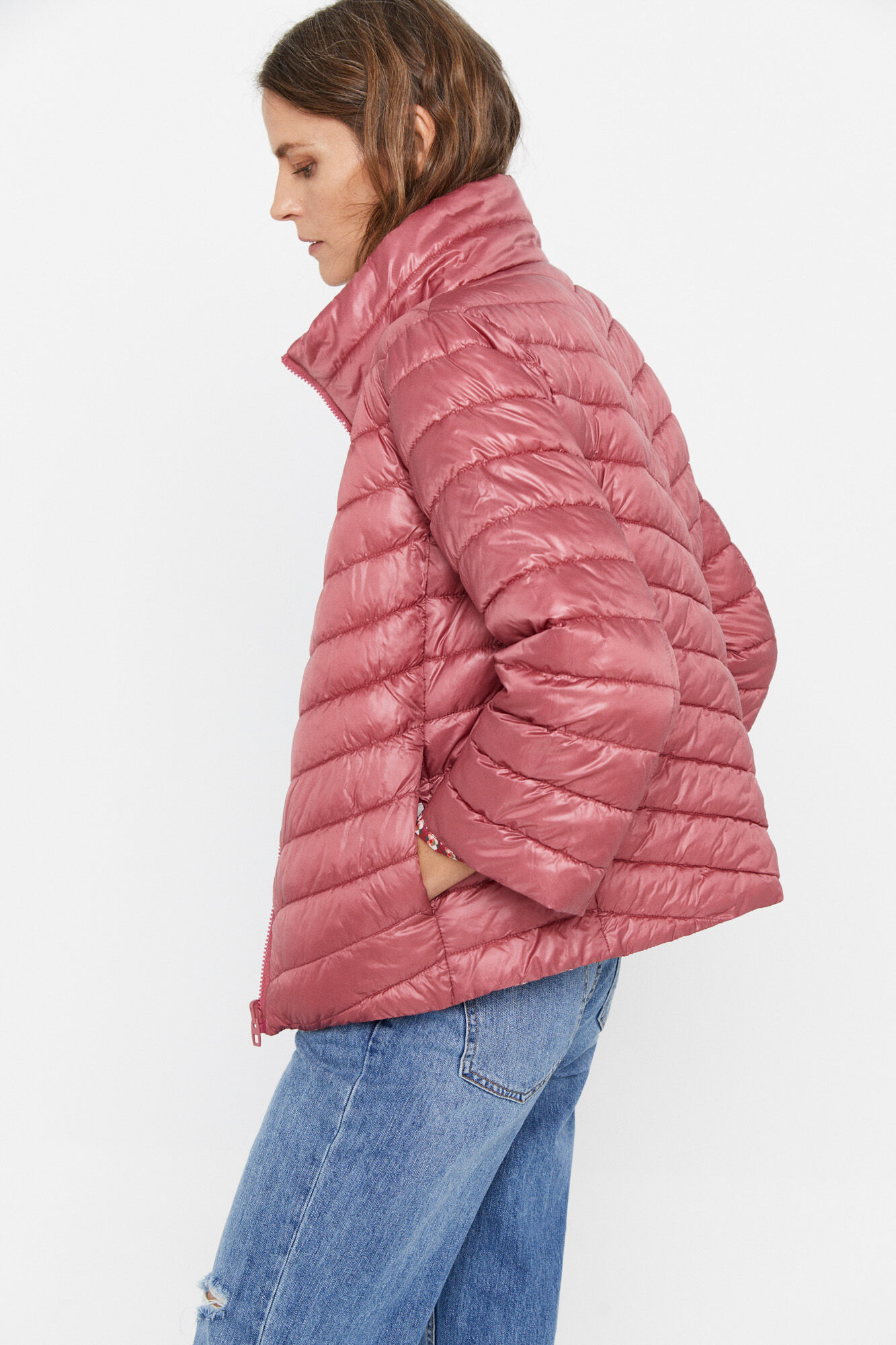 Jaqueta reversível Thermolite® - Rosa