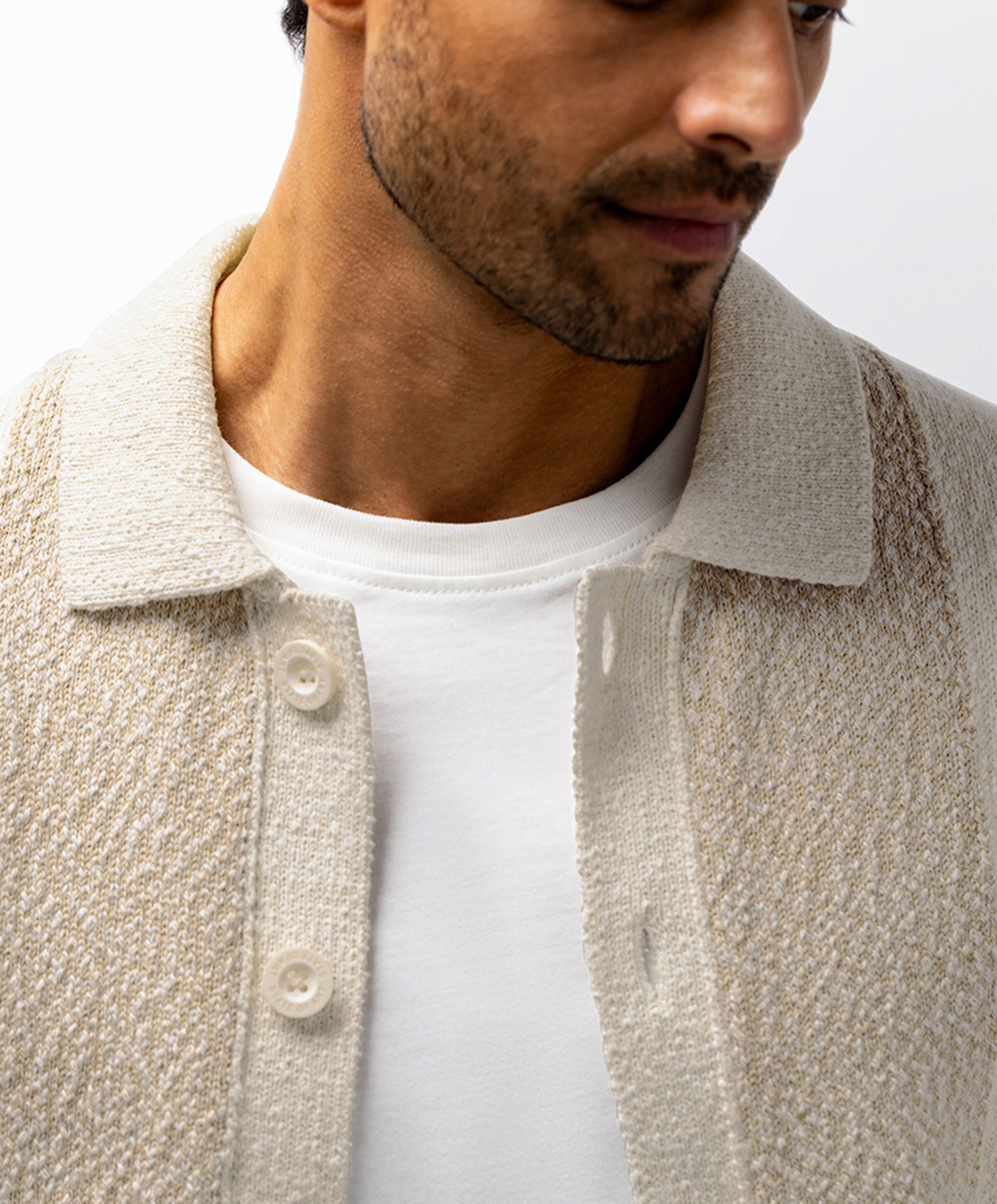 State of Art Heren polo beige