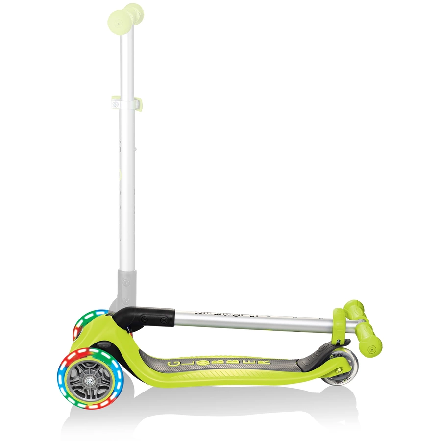 Globber Scooter Primo Foldable mit Leuchtrollen, grün