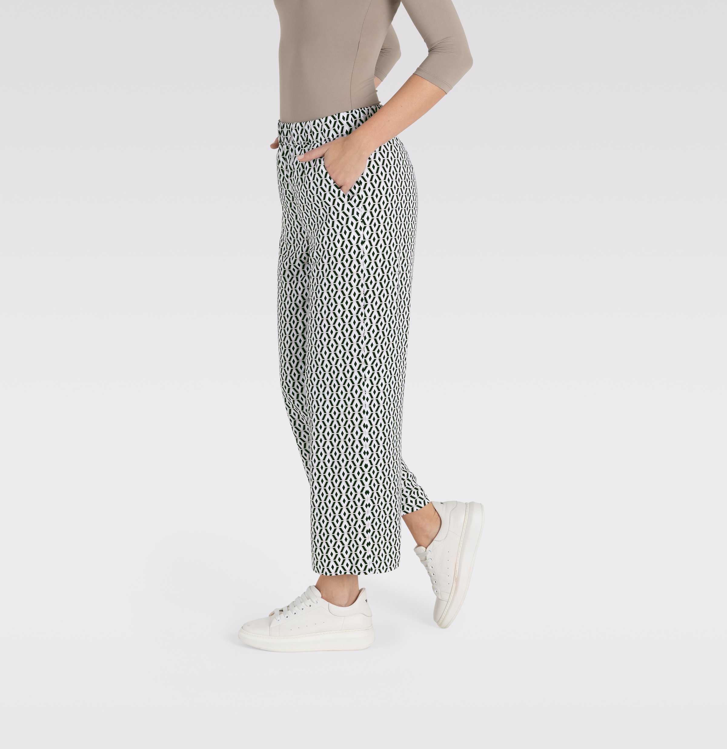 MAC 3/4-Hose »CHIARA CROPPED«  mit weitem, geradem Bein