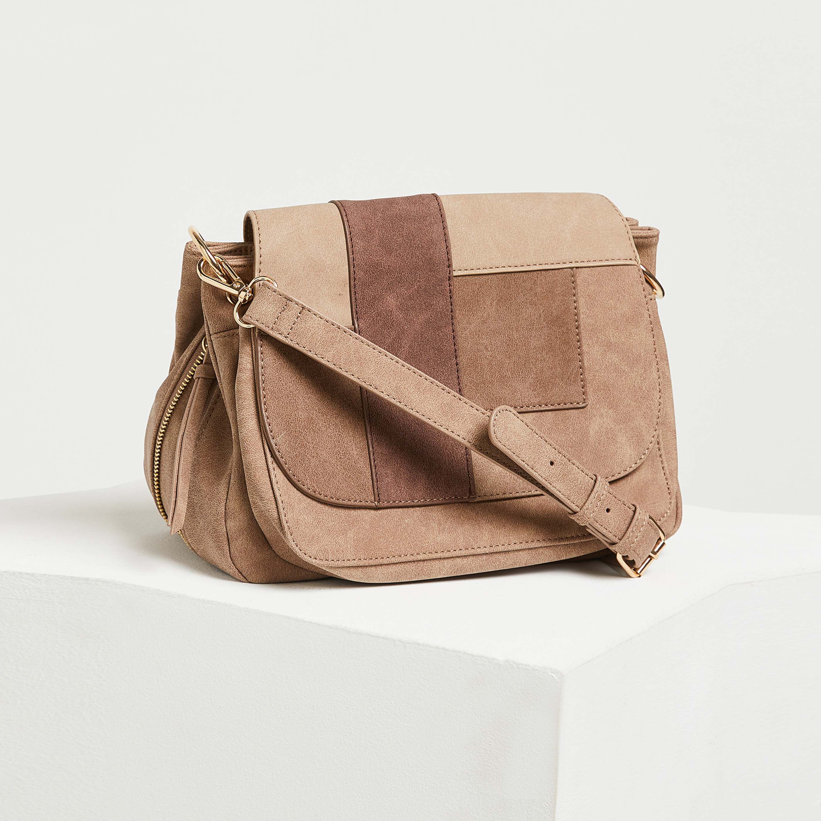 Sac besace femme - BEIGE