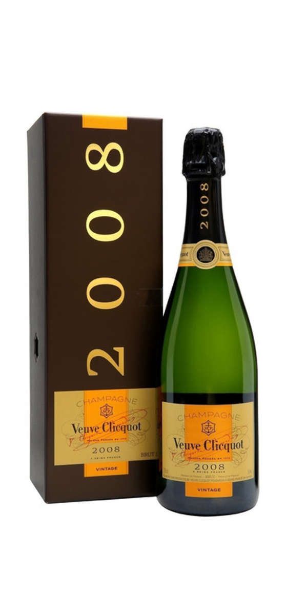 Champagne - Veuve Clicquot - Vintage 2008 & étui
