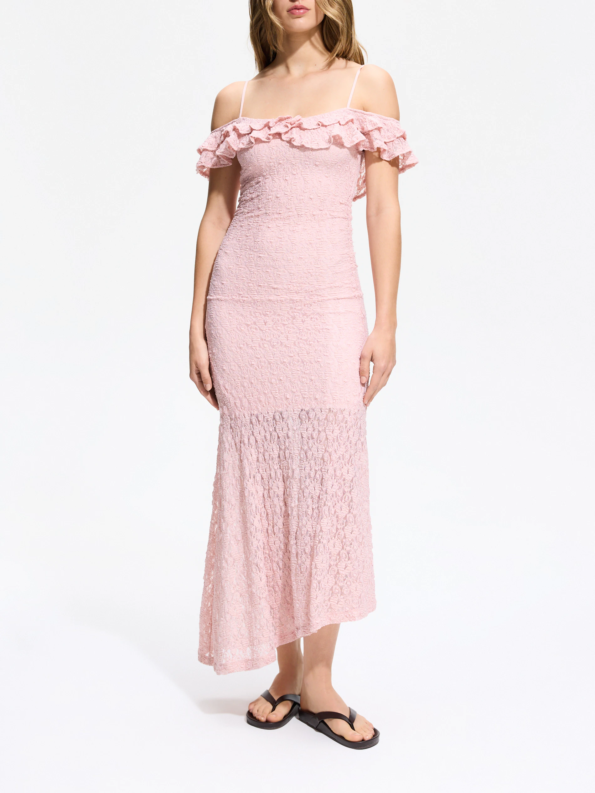 Asymmetrisches midikleid