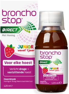 Bronchostop Direct met Honing Junior Hoestdrank 120ML