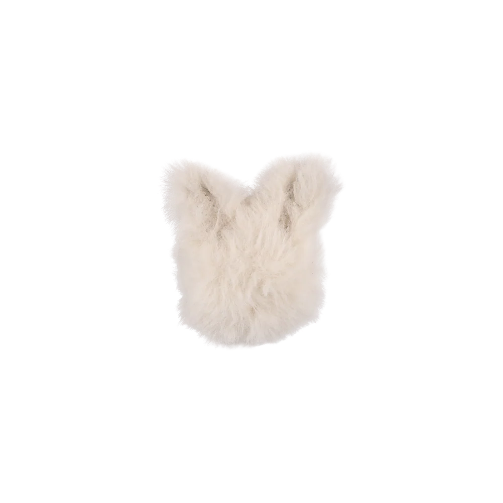 Ploto Hairclip | Snow Rabbit | Off White Soft Faux Fur