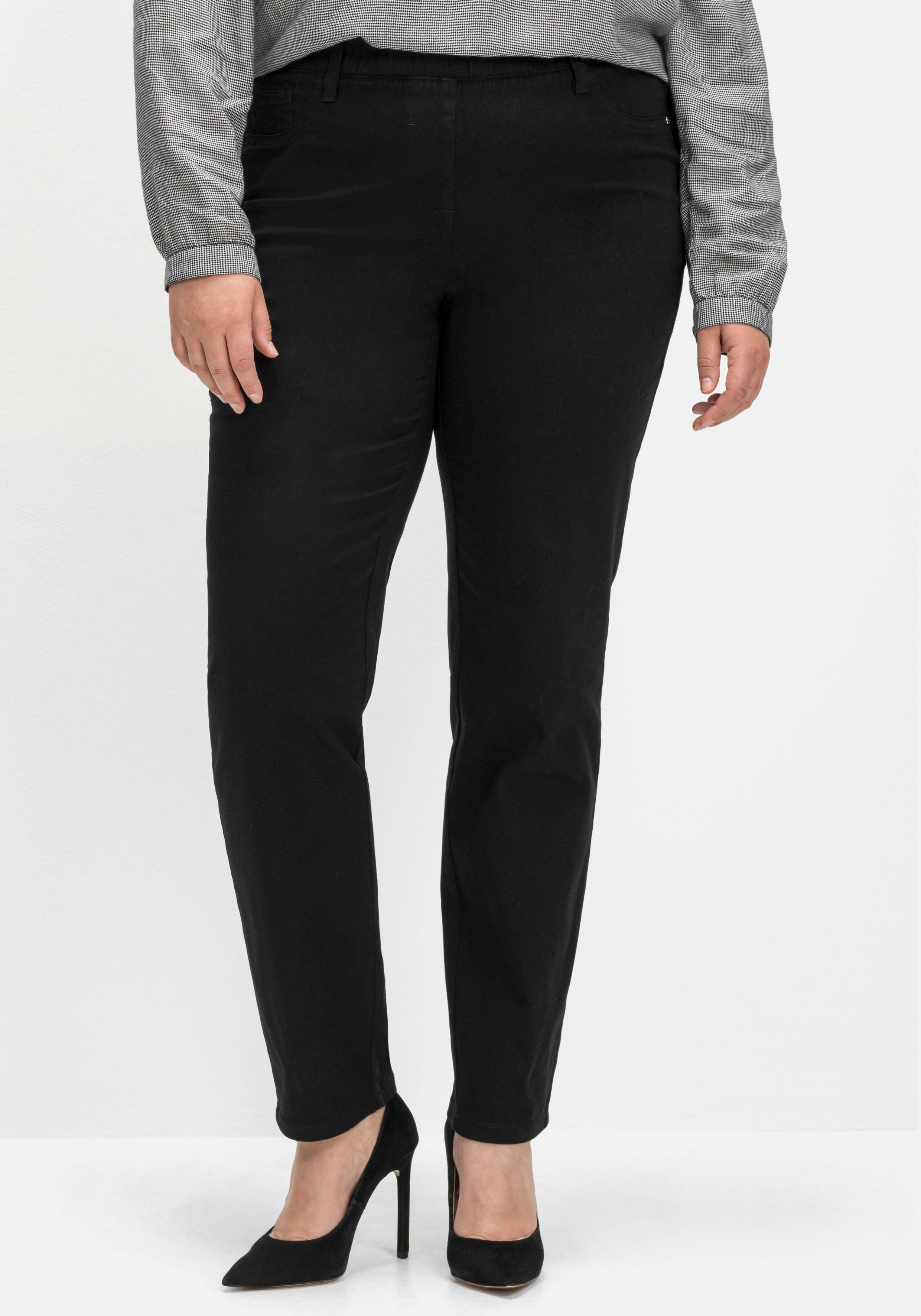 Twillhose mit Schlupfbund, in schmaler Beinform
