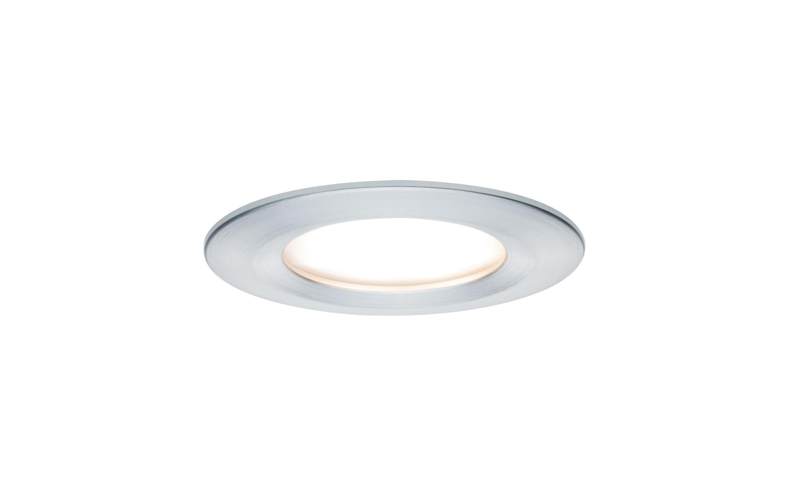 Einbauspot Nova Plus Coin Starr Set, 3 x 6 W, 2700 K, SilberLED Einbauspots Basisset