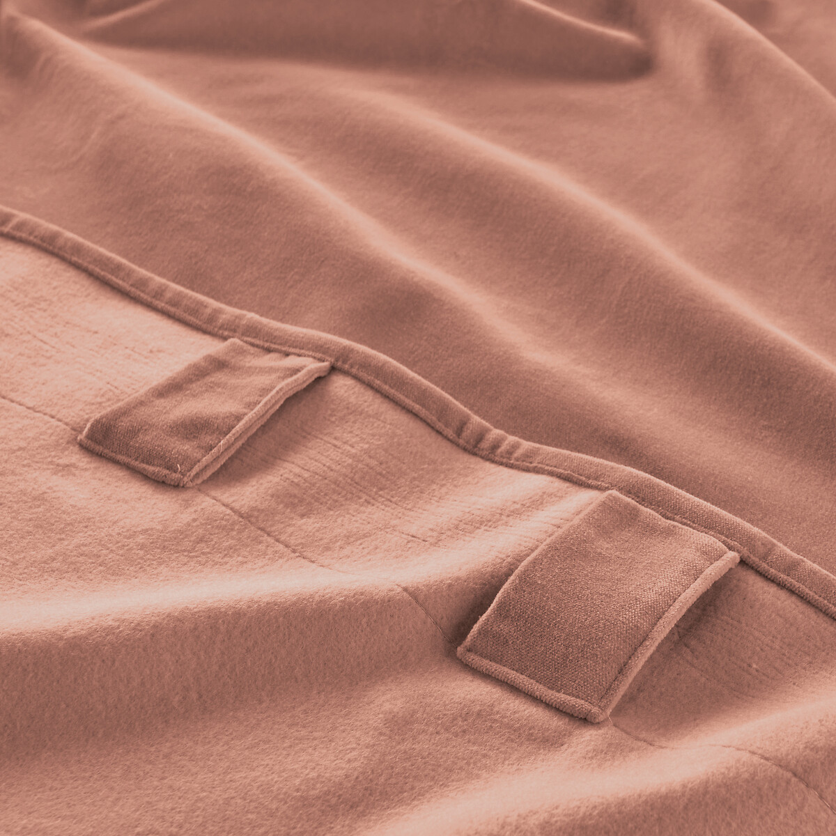 LA REDOUTE INTERIEURS<br>Cortina térmica em veludo com laços ocultos, Veludo