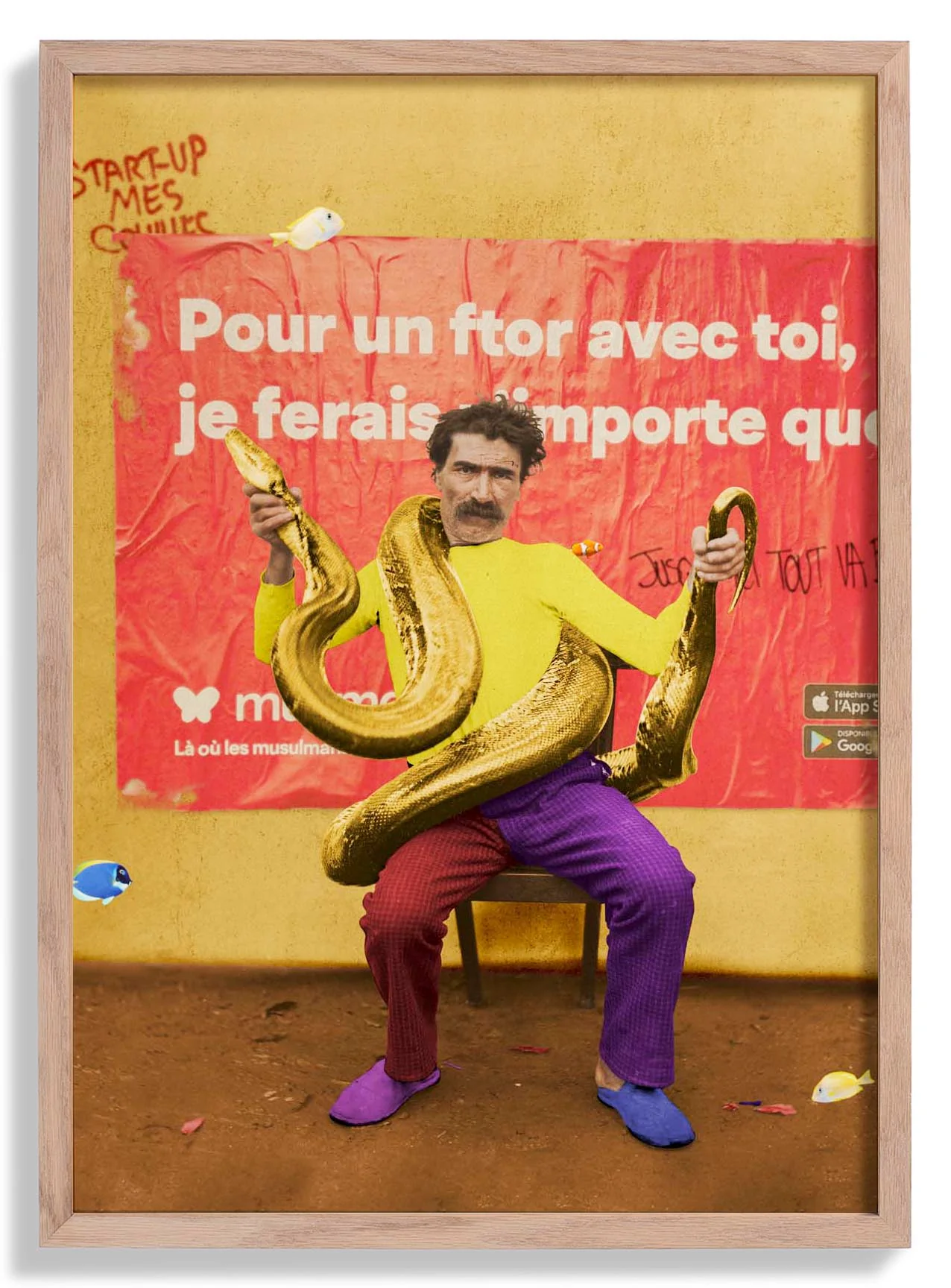 DJ -Schlange von Corentin Sauvage