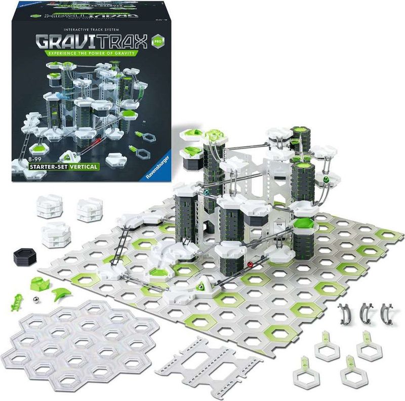 GraviTrax® PRO Starter Set Vertical - Knikkerbaan - 153 onderdelen