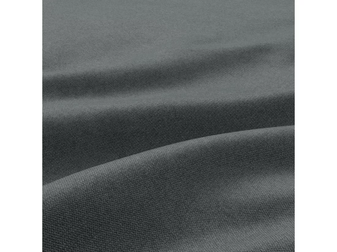 Canapé d'angle en U avec fonction sommeil, 3 coffres-lits, Coussin réversible, Gris
