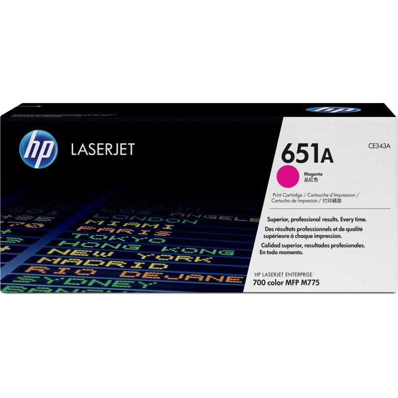 HP 651A toner LaserJet magenta authentique