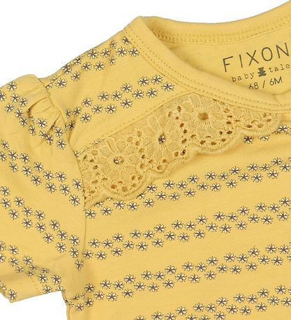 Fixoni T-Shirt - Rattan m. Blumen