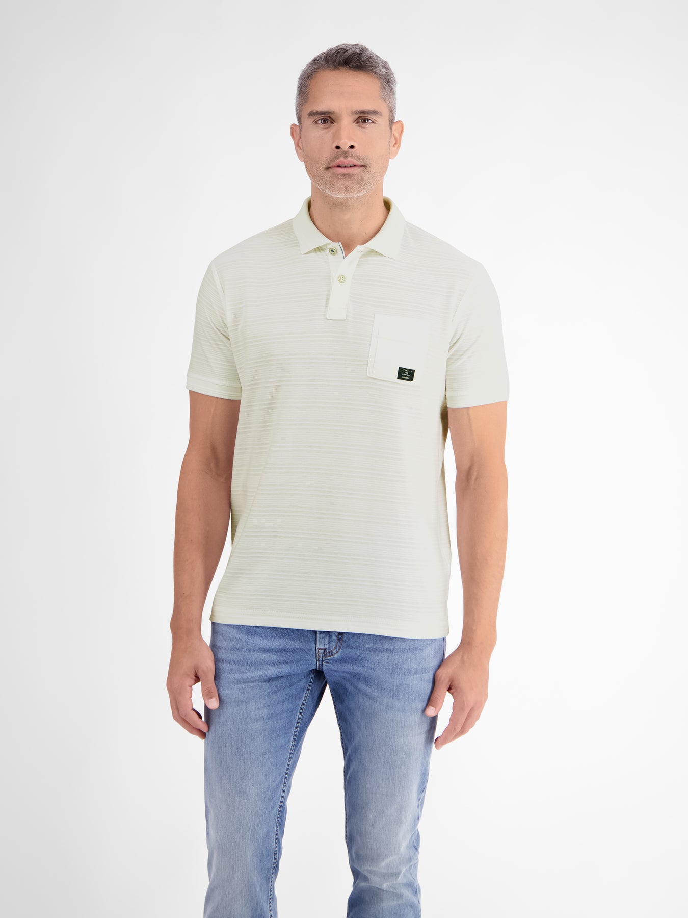 Herren Poloshirt mit aufgesetzter Brusttasche