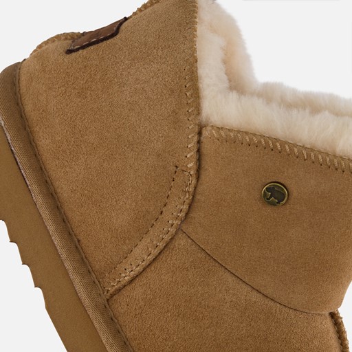 Warmbat Willow Pantoffels cognac Suede