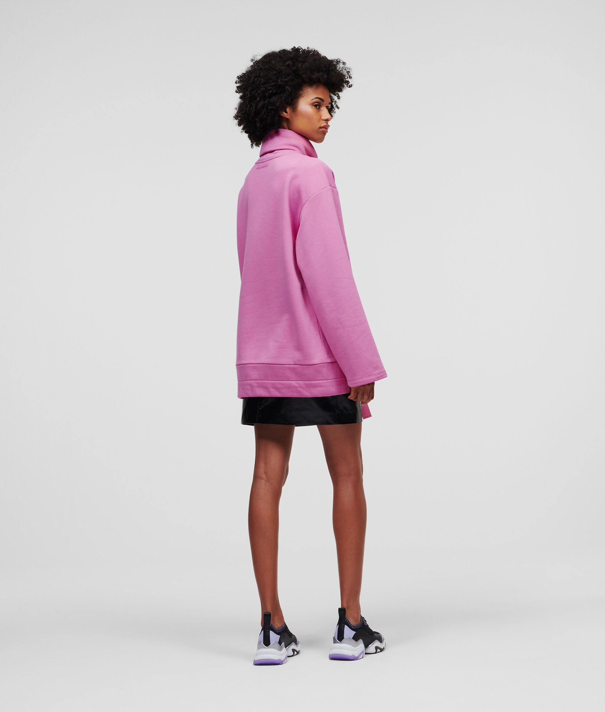SWEAT-SHIRT COL MONTANT KARL IKONIK
