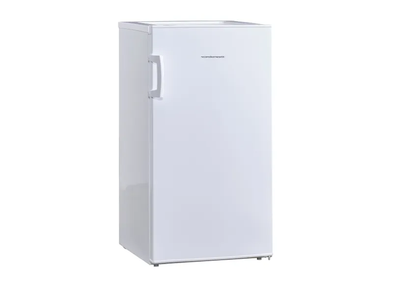 Scandomestic SKB182WE - Køleskab med fryseenhed - bredde: 54 cm - dybde: 58 cm - højde: 102.5 cm - 150 liter - Klasse E - hvid