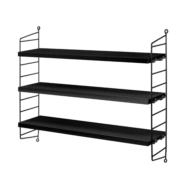 String Furniture Etagère Pocket - Noir | Noir