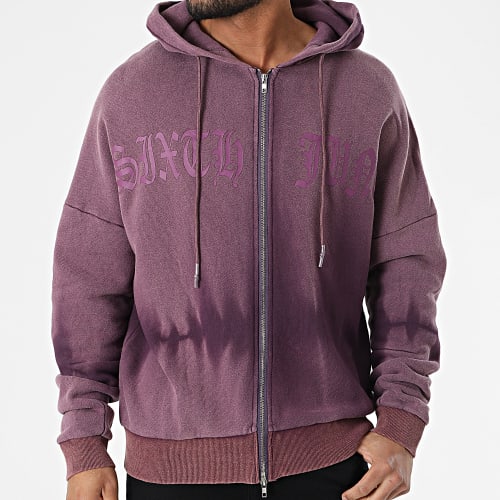 Sweat Zippé Capuche M22940PSW Violet