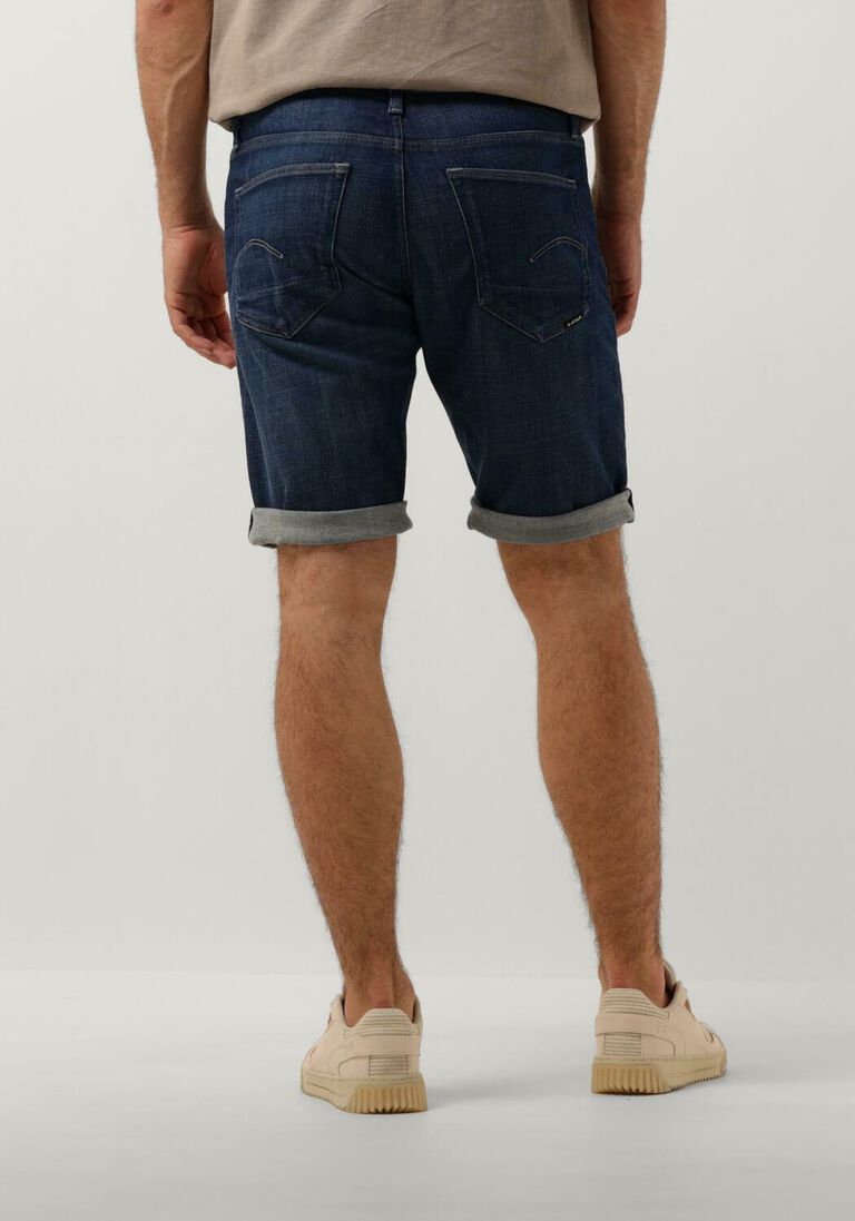 G-STAR RAW blauwe g-star raw korte broek 3301 slim short