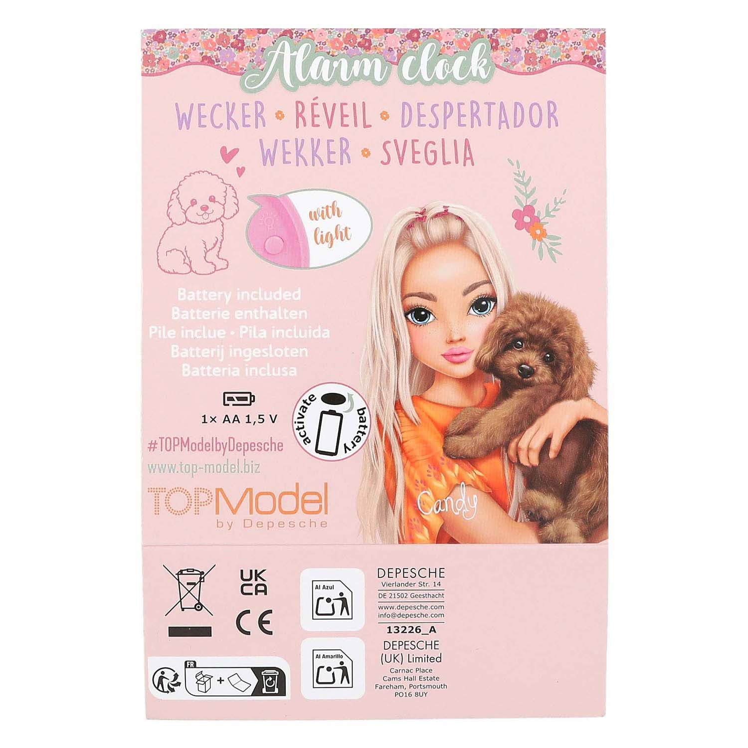 TOPModel Wekker Floral