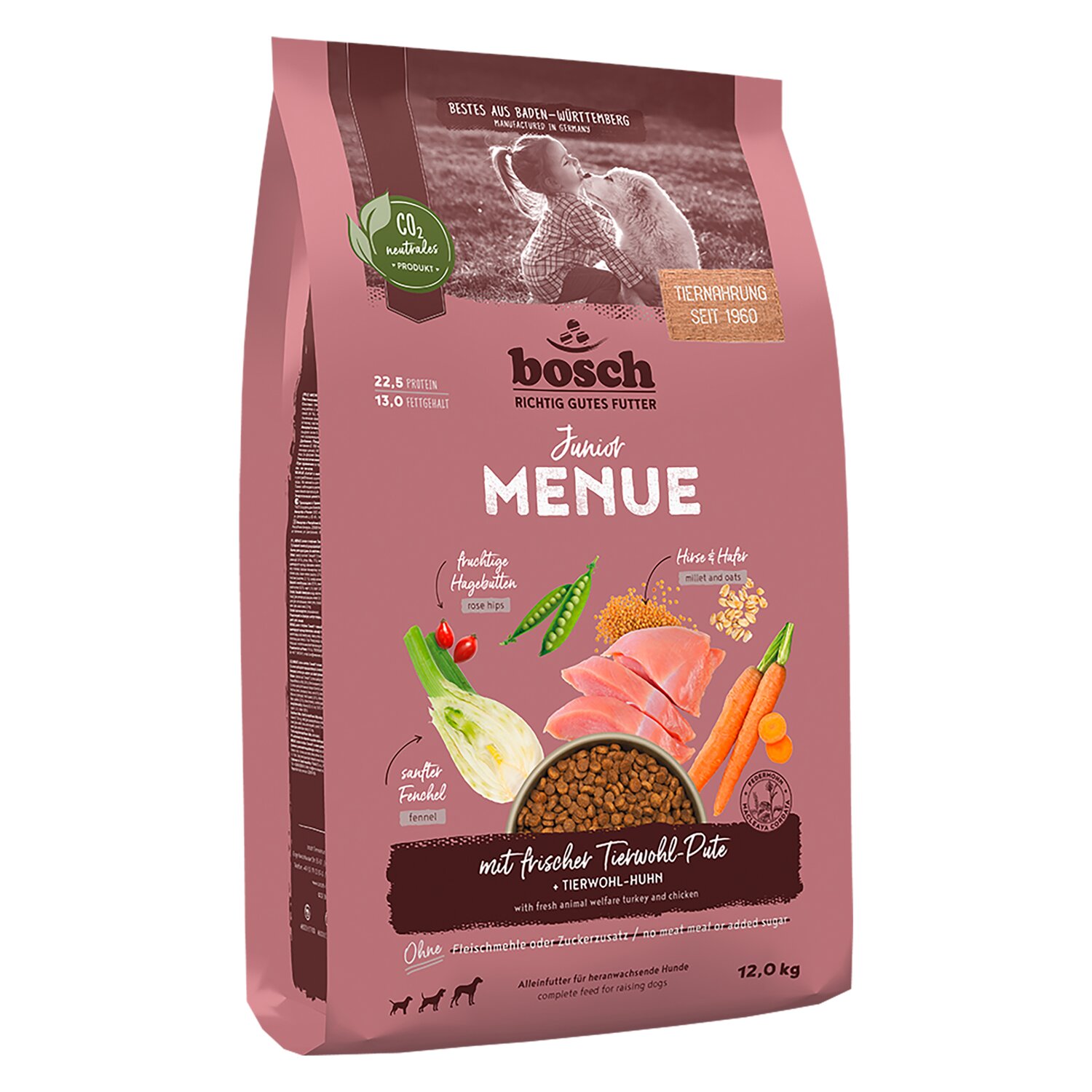 bosch HPC Menue Junior  - 12.0 kg - Pute