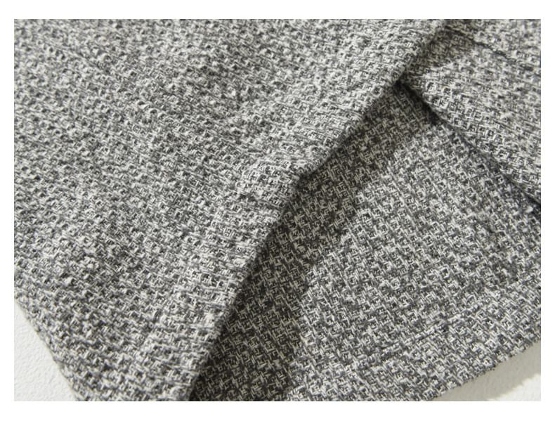 Nataro - Tweed overhemd met lange mouwen en knoopjes
