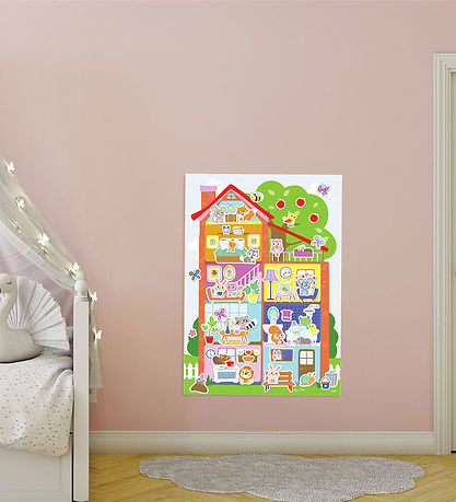 SES Creative - Mein Erstes - Poster mit Stickers - Haus