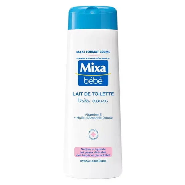 Leite de Limpeza Suave Mixa Baby 300ml