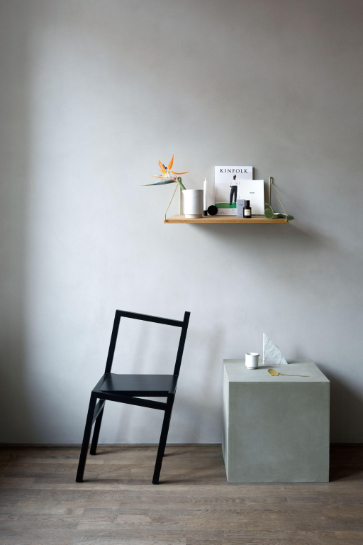 Frama Shelf wandplank 40x27 donker/zwart