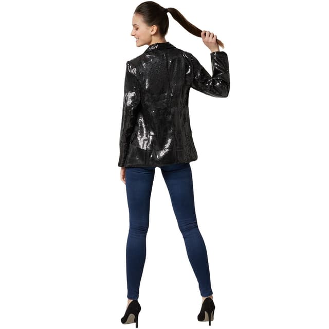 Paillet jakke kvinde