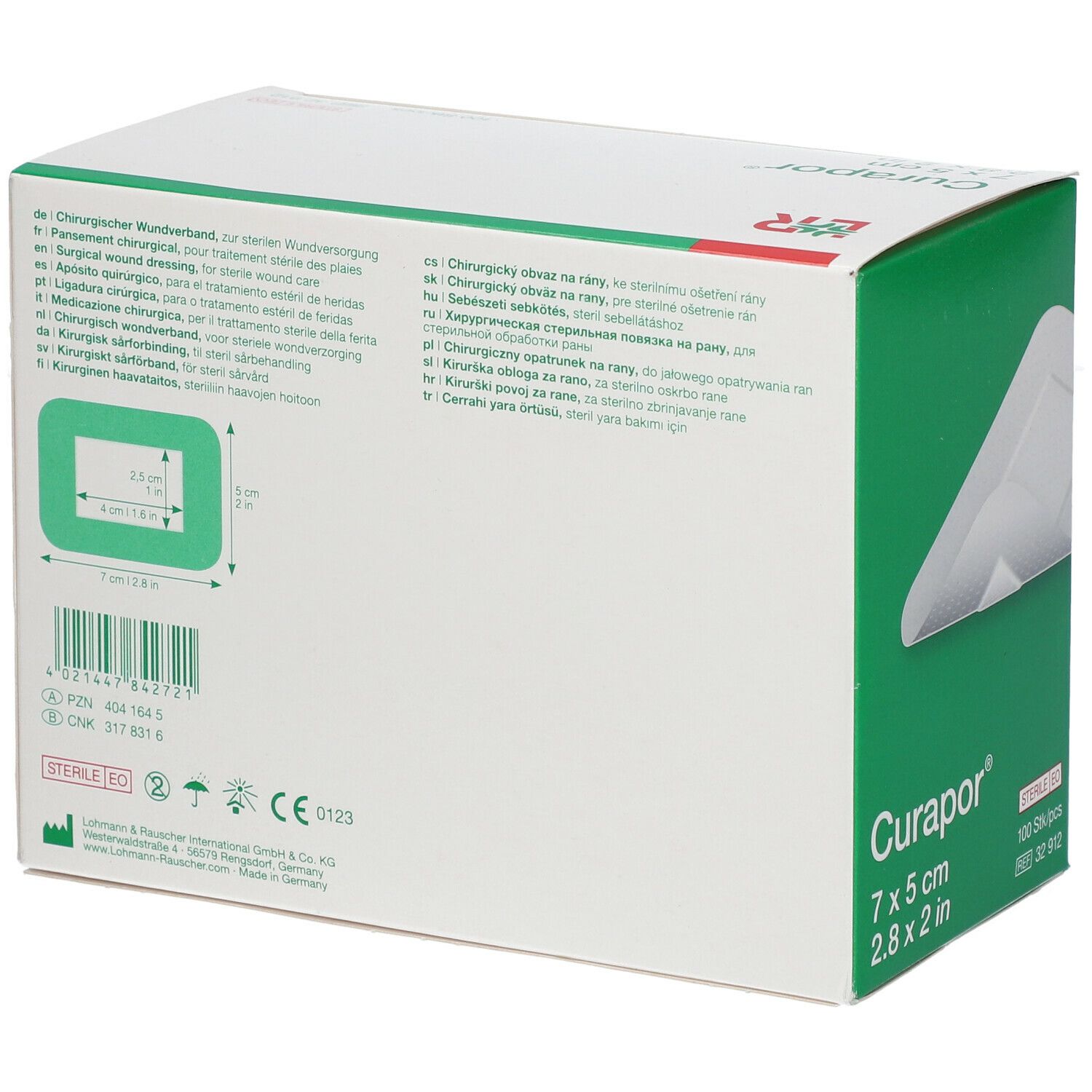 Curapor Wundverband steril