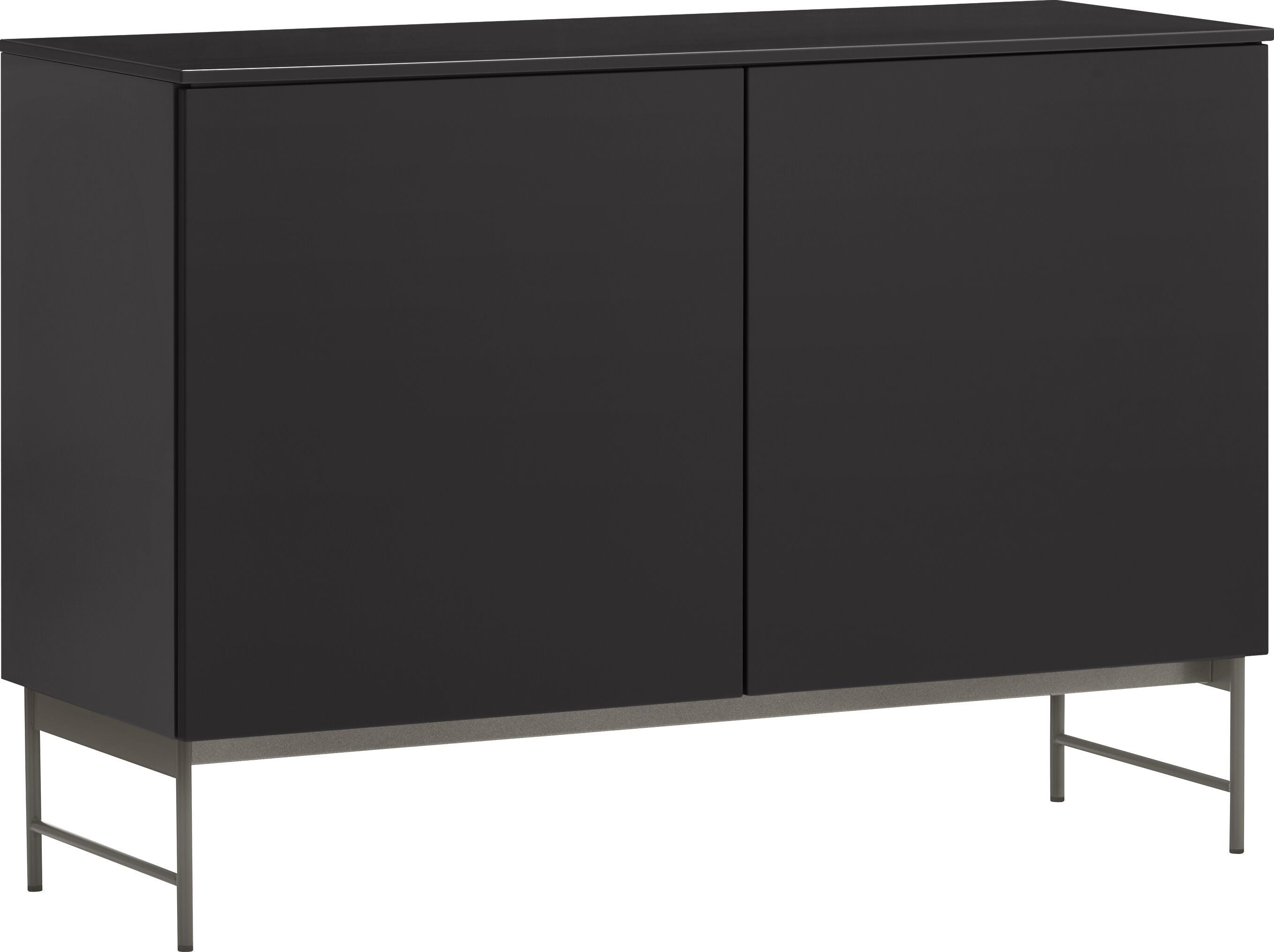 TILL Sideboard - Schwarzgrau / B: 112.0 cm x T: 41.0 cm x H: 78.3 cm
