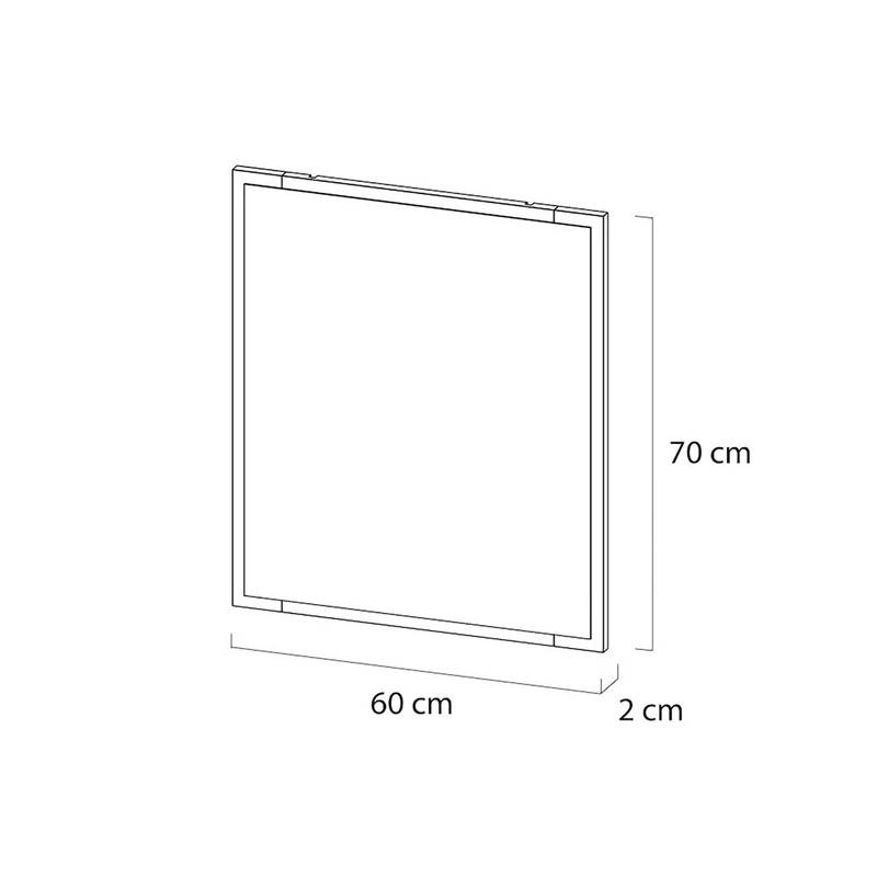Tiger S-line Frame Spiegel 60x70 cm Mat wit