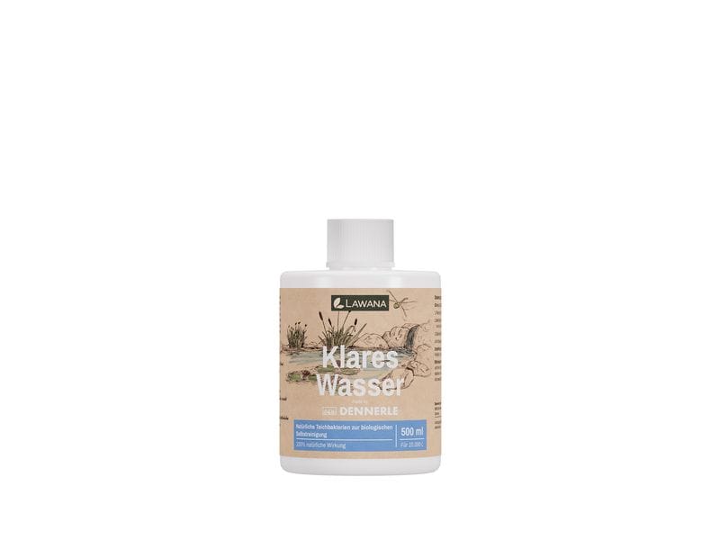 Lawana Wasseroptimierer Klares Wasser 500 ml Natürliche Teichbakterien zur biologischen Selbstreinigung