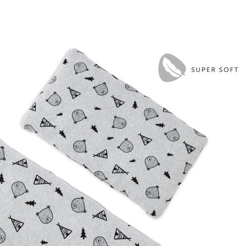Coussin pour chaise haute Alpha+ - Gris motifs - HAUCK