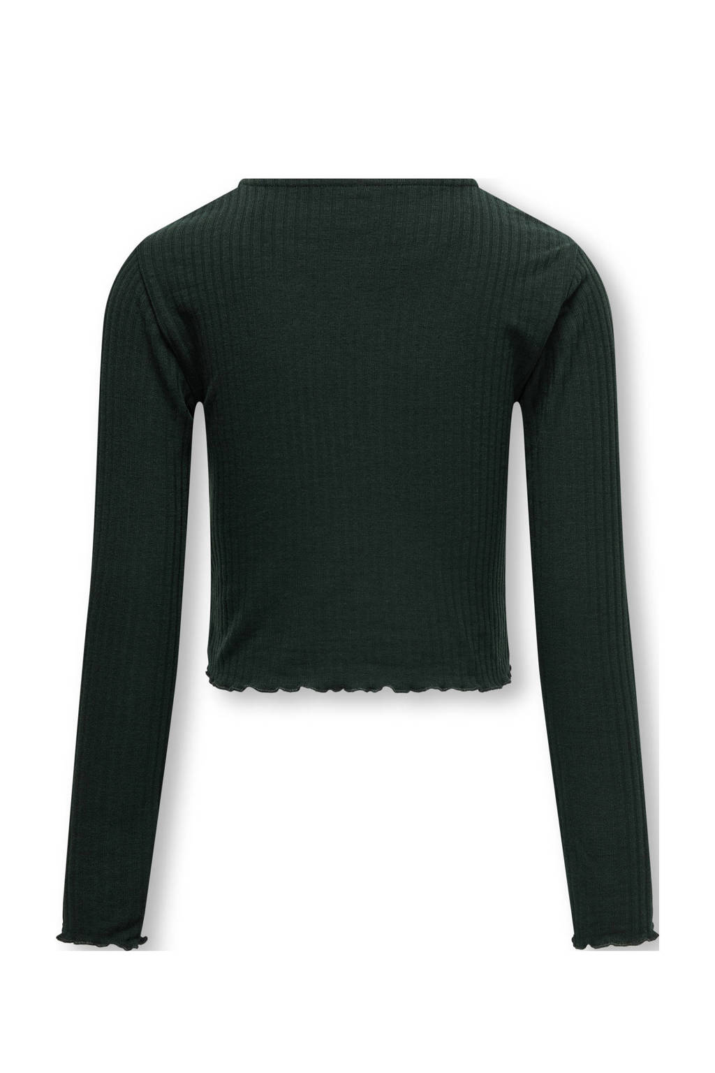 ONLY longsleeve KOGNELLA donkergroen