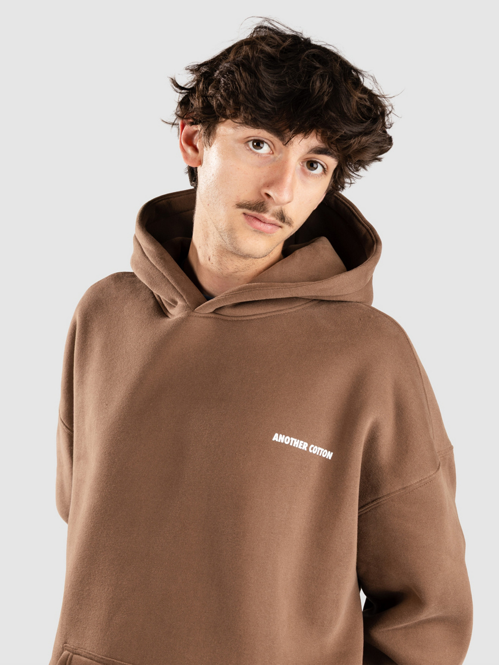 Another Cotton Lab Coffee Date Oversized Hoodie brown