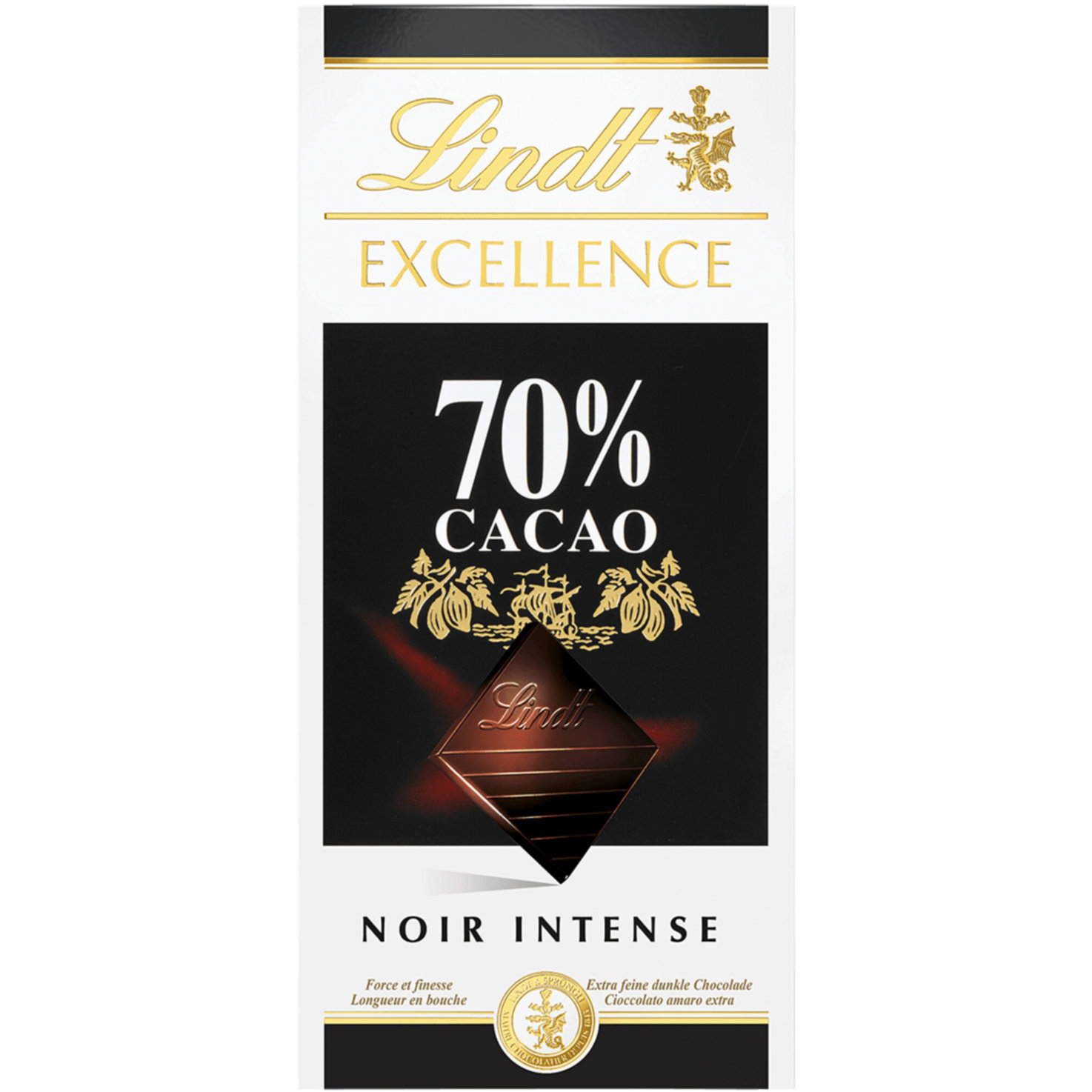 Lindt Excellence Dunkel 70% Cacao Tafelschokolade
