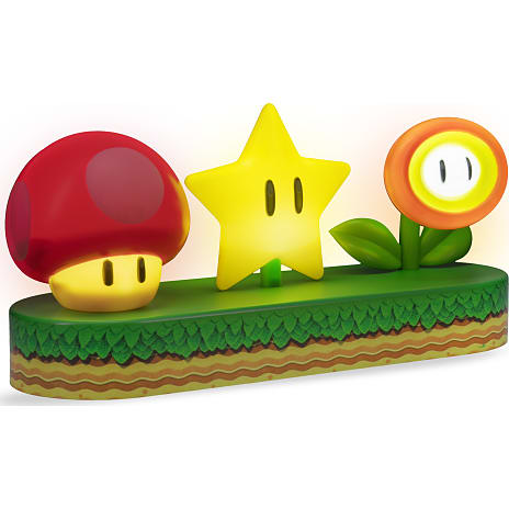 Super Mario lampe - multifarvet