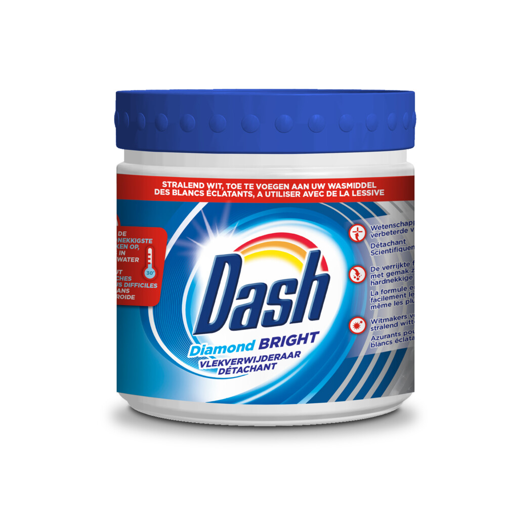 Dash Vlekverwijderaar Diamond Bright Poeder-Wit500 gr