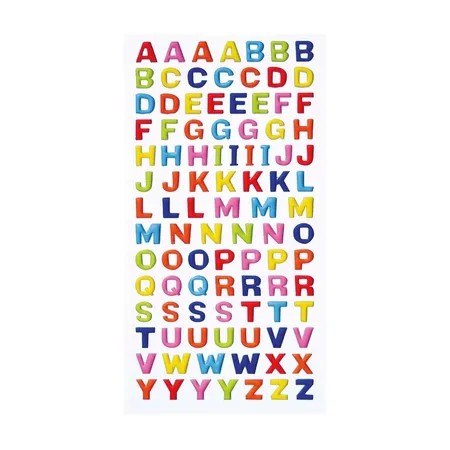 Roth Soft-Sticker ABC, 10x20 cm, 98 Teile