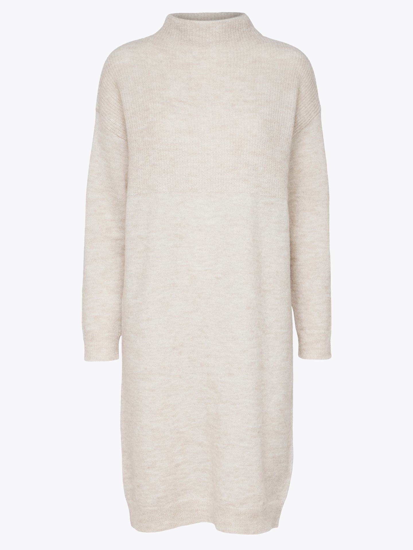 Mola Long Sleeve Knit Highneck Dress